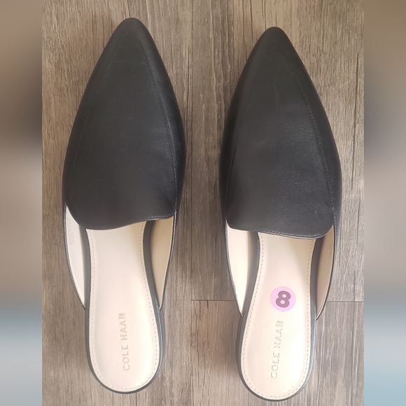 Cole Haan Slip Ons Black Sz 8 - Picture 7 of 7